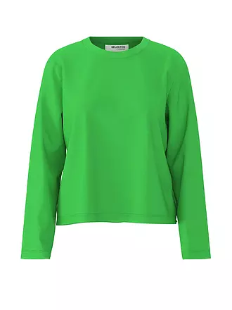 SELECTED FEMME | T-shirt à manches longues SLFESSENTIAL | grün